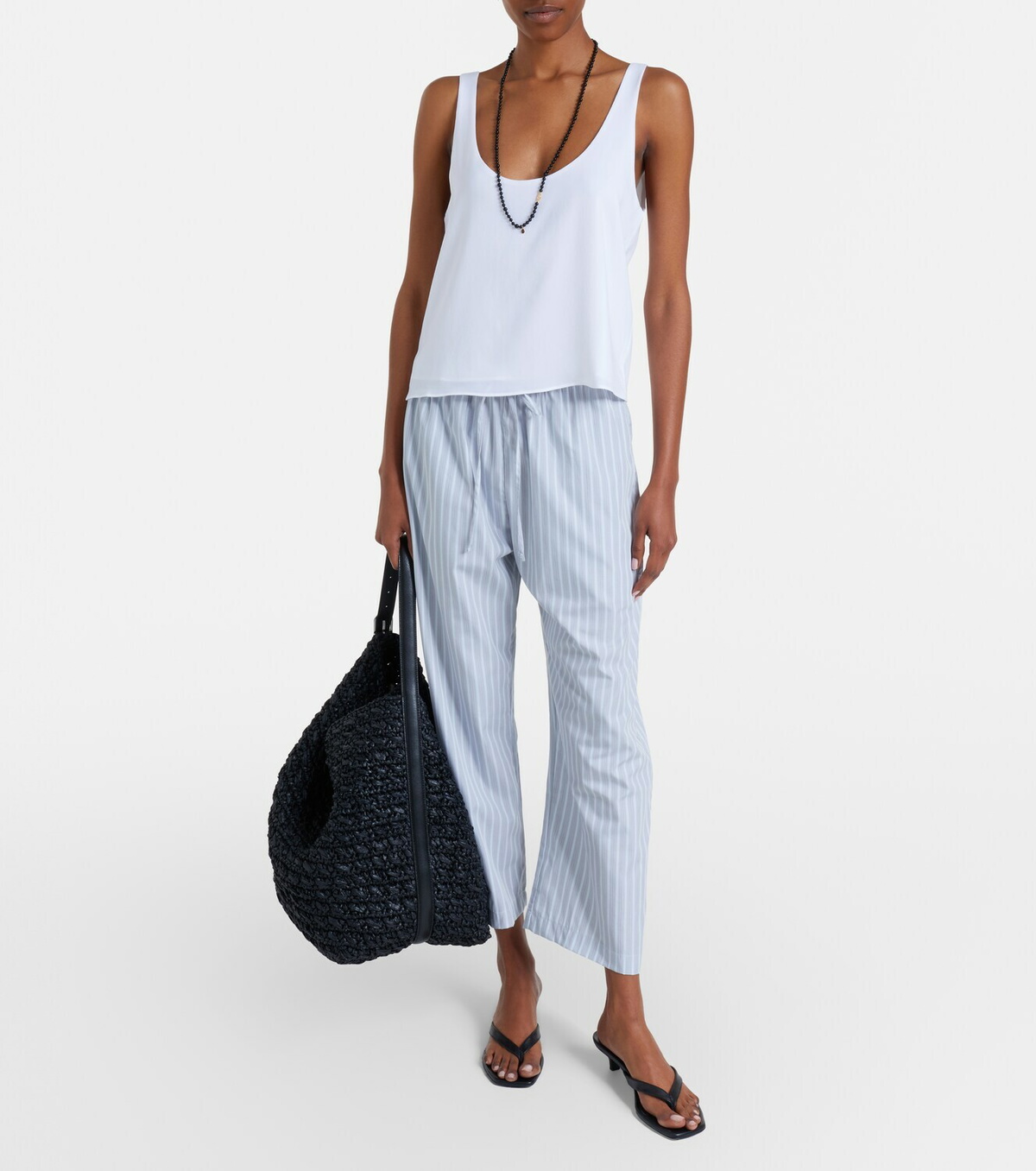 Leset Ari crêpe tank top