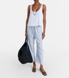 Leset Ari crêpe tank top