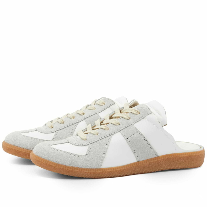 Photo: Maison Margiela Men's Replica Mule Sneakers in Dirty White