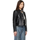OUR LEGACY Black Yokai Leather Jacket