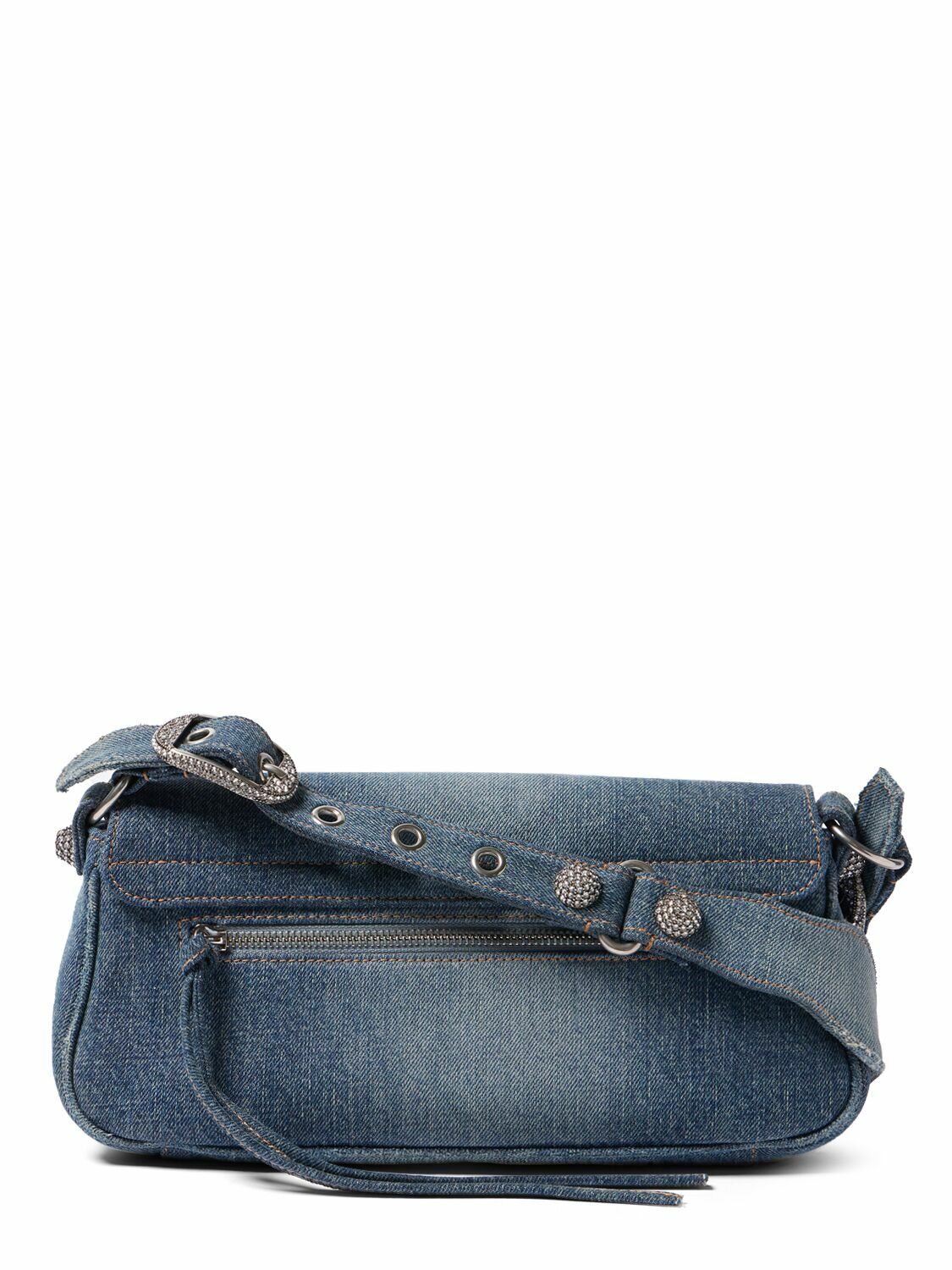 SALE♪関税込【BALENCIAGA】LE CAGOLE SLING デニムバック S BALENCIAGA - Small Le Cagole Sling Denim Bag Balenciaga