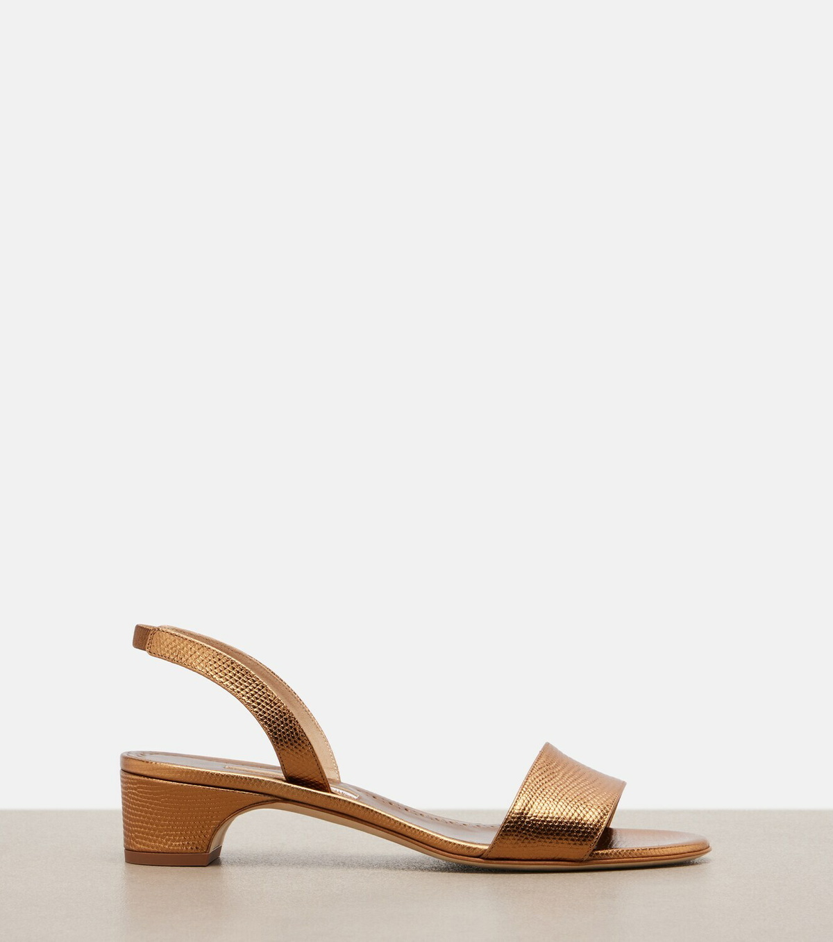 Manolo Blahnik Patopia leather slingback sandals