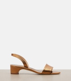 Manolo Blahnik Patopia leather slingback sandals