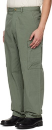Barbour Khaki Spey Poplin Relaxed Cargo Pants