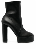 CASADEI - Betty Leather Heel Ankle Boots