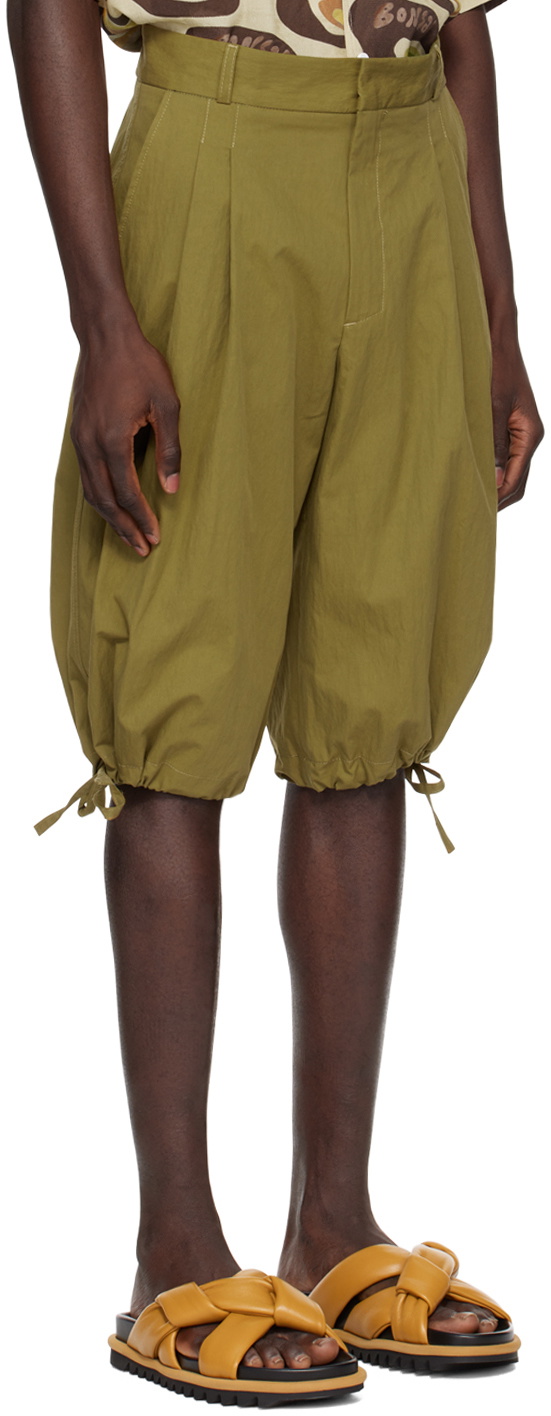 Bonsai Khaki Drawstring Shorts