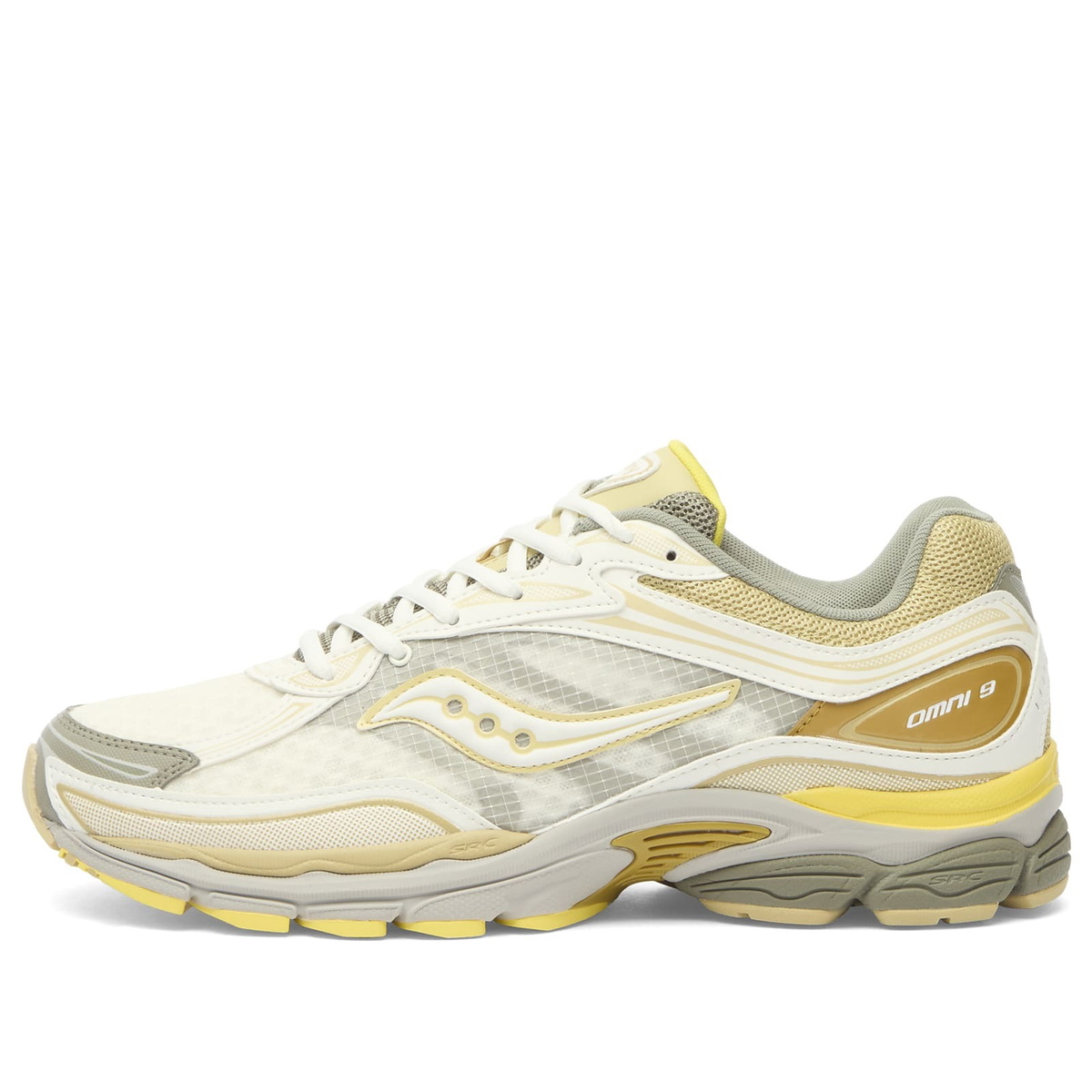 Saucony Progrid Omni 9 Sneaker in Ivory/Moss
