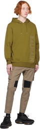 Balmain Khaki Reflective Hoodie