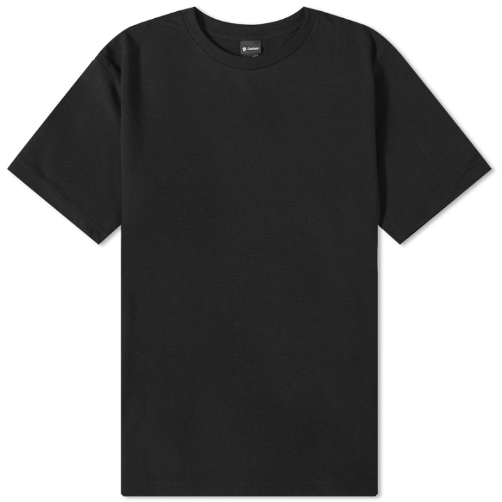 Photo: Goldwin Men's Big Logo T-Shirts in Black
