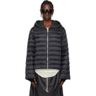 Rick Owens Moncler + Rick Owens Black Ziplock Down Jacket