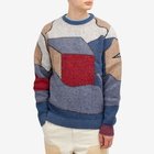 By Parra Men's Your Street Knitted Pullover in Blue