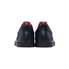 Fendi Blue and Red Bag Bugs Sneakers