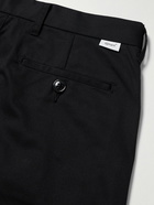 WTAPS - Straight-Leg Cotton-Blend Twill Trousers - Black