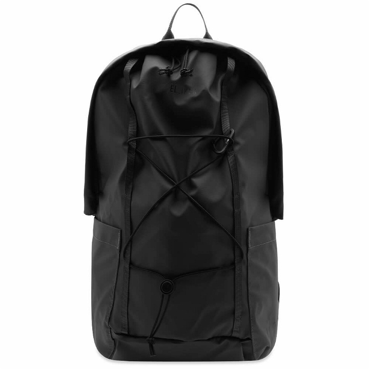 Photo: Elliker Kiln Hooded Zip-Top Backpack in Black