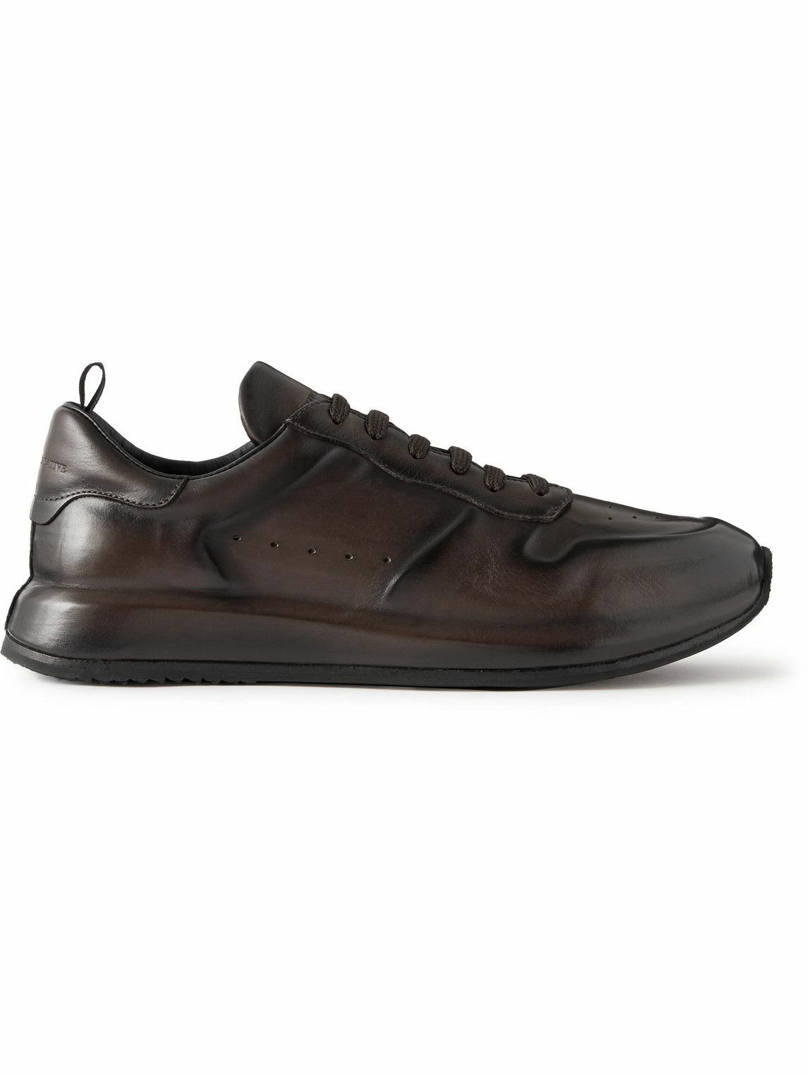 Officine Creative - Race Lux Leather Sneakers - Brown Officine Creative