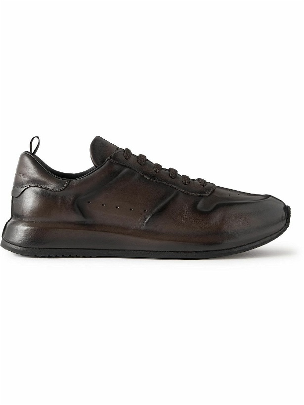Photo: Officine Creative - Race Lux Leather Sneakers - Brown