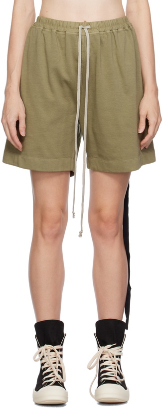 Rick Owens DRKSHDW Gray Hollywood Fog Boxers Denim Shorts Rick 