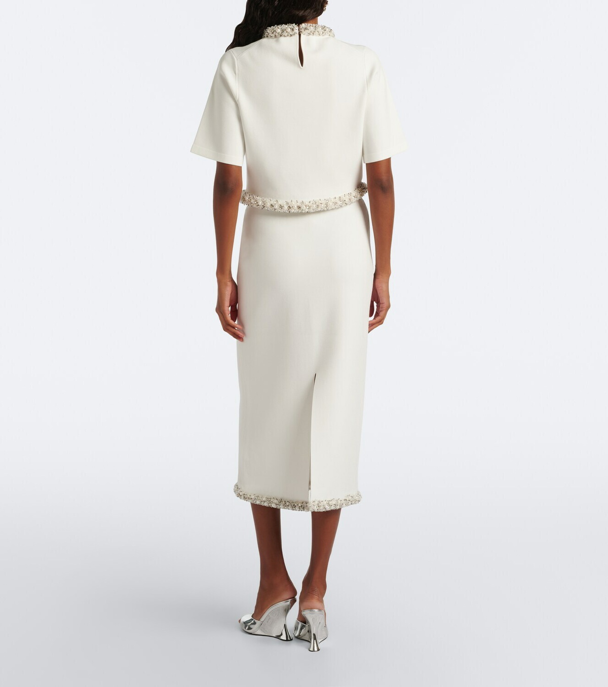 Simkhai Idina embellished midi skirt