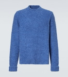 God's True Cashmere Cloud cashmere sweater with lapis lazuli