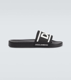 Dolce&Gabbana Logo rubber slides