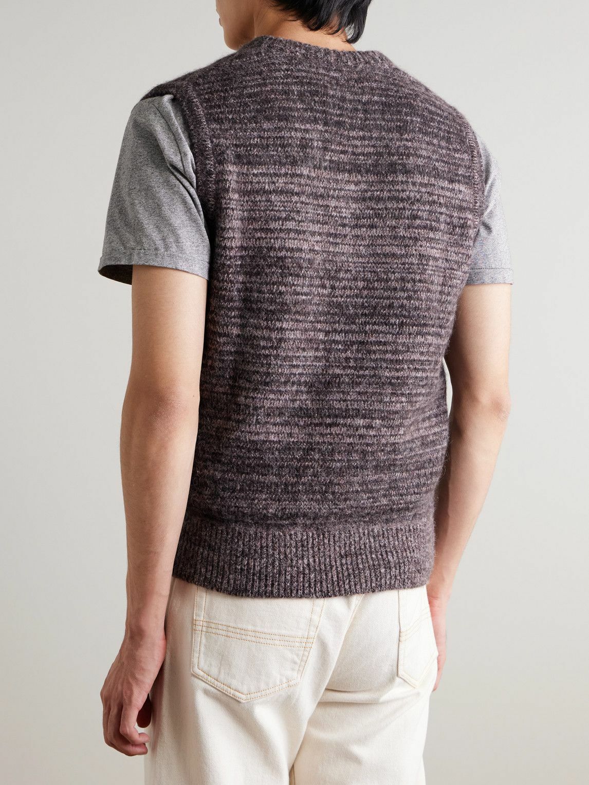 Oliver Spencer - Graces Knitted Sweater Vest - Black