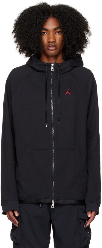 Photo: Nike Jordan Black Warmup Sweater