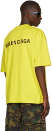 Balenciaga Yellow Logo T-Shirt