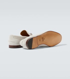 Gucci Gucci Jordaan Horsebit suede loafers