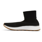 adidas Originals by Alexander Wang Black Run Clean High-Top Sneakers