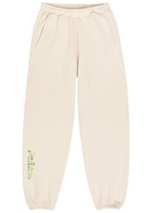 Malbon Grateful Dead Printed Cotton Sweatpants Beige
