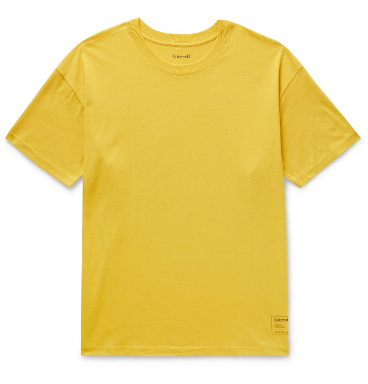 Photo: Entireworld - Organic Cotton-Jersey T-Shirt - Yellow