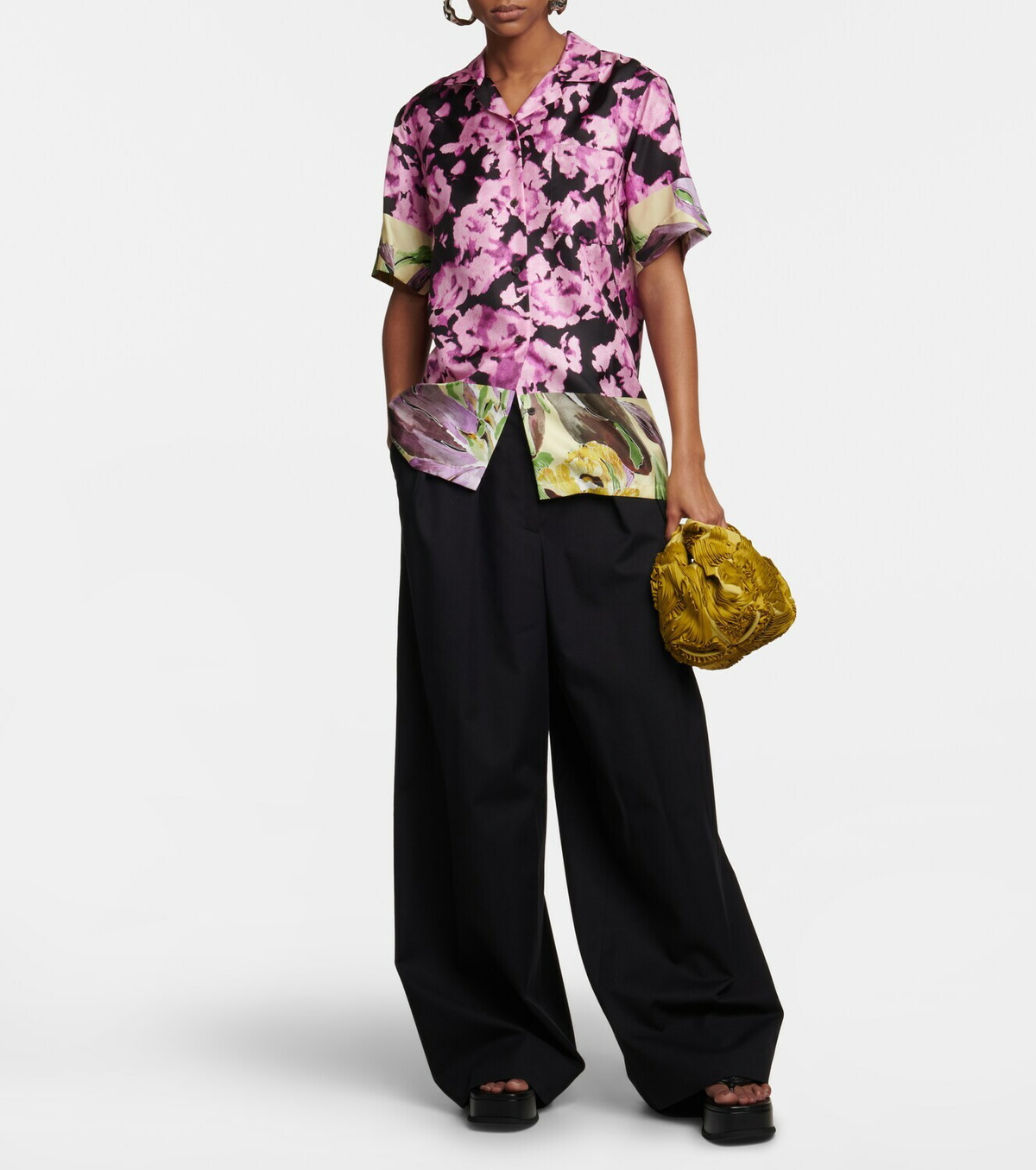 Dries Van Noten Floral silk shirt Dries Van Noten