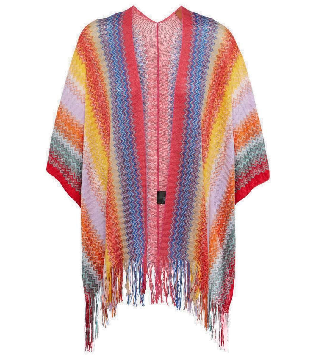 ポンチョ・ケープ MISSONI FW25 PONCHO MOD.28 DA237 (POU1WODA237 0001) Missoni Zig Zag poncho Missoni