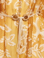 ZIMMERMANN - Raie Printed Tiered Silk Mini Dress
