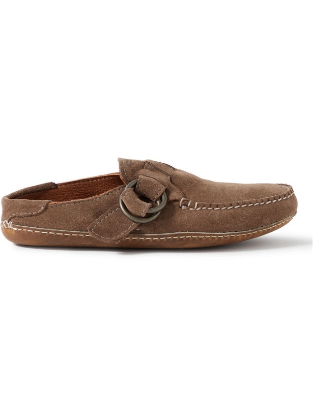 Photo: Quoddy - Legacy Suede Slippers - Neutrals
