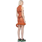 Louise Lyngh Bjerregaard SSENSE Exclusive Orange Tennis In October Mid-Length Dress