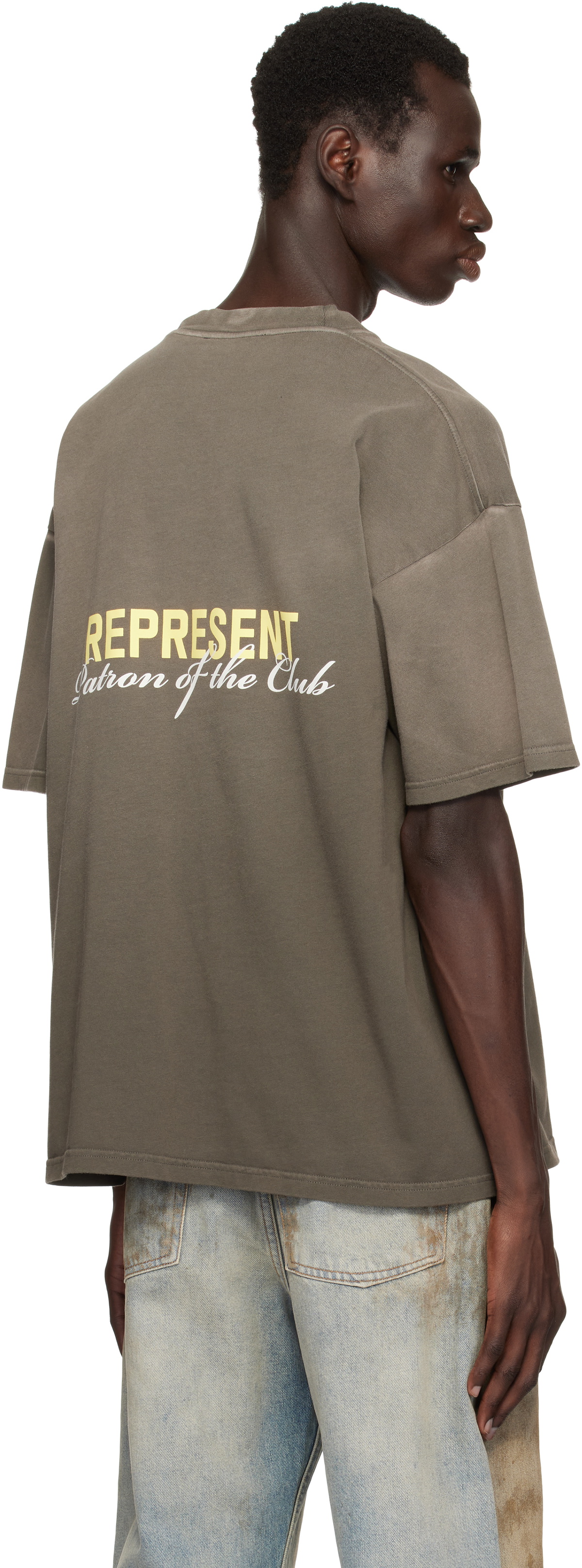 Represent Gray 'Patron Of The Club' T-shirt Represent