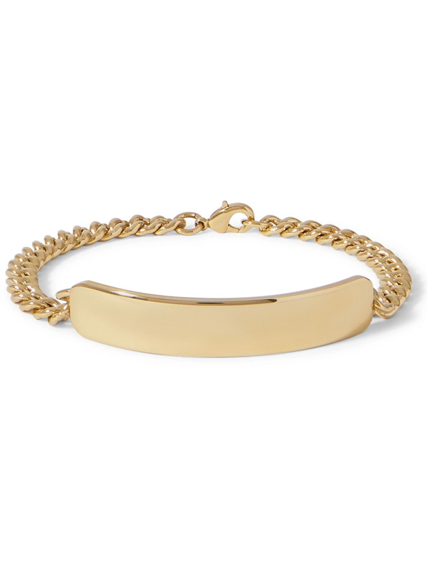 Photo: A.P.C. - Darwin Silver-Tone ID Bracelet - Gold