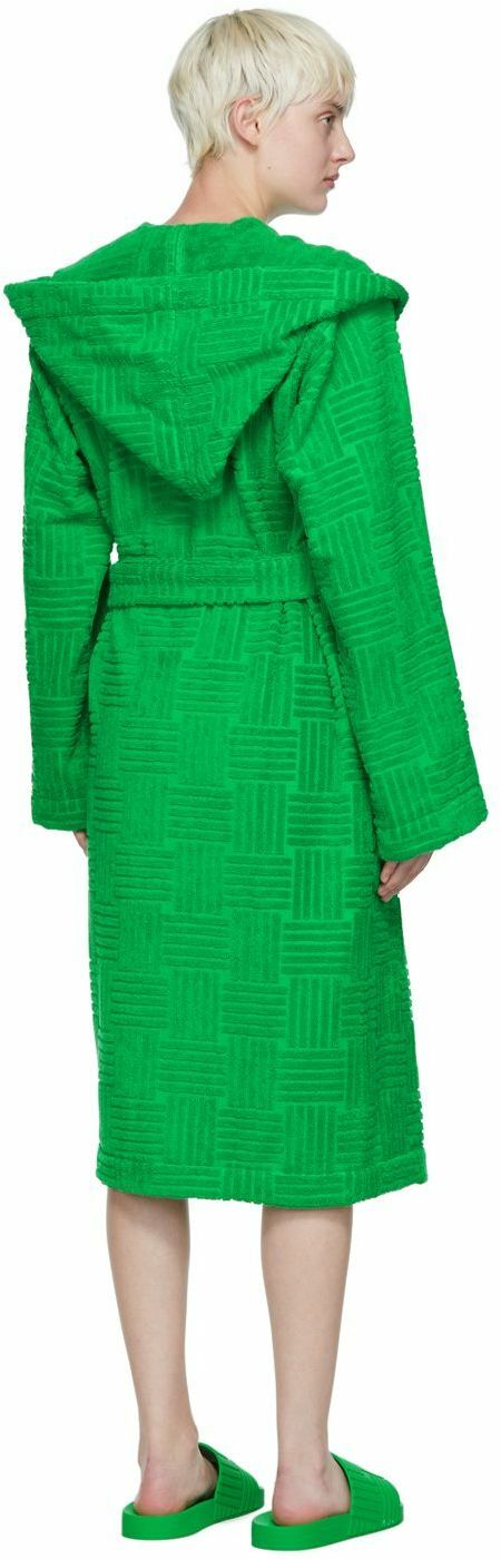 Bottega Veneta Green Cotton Bathrobe