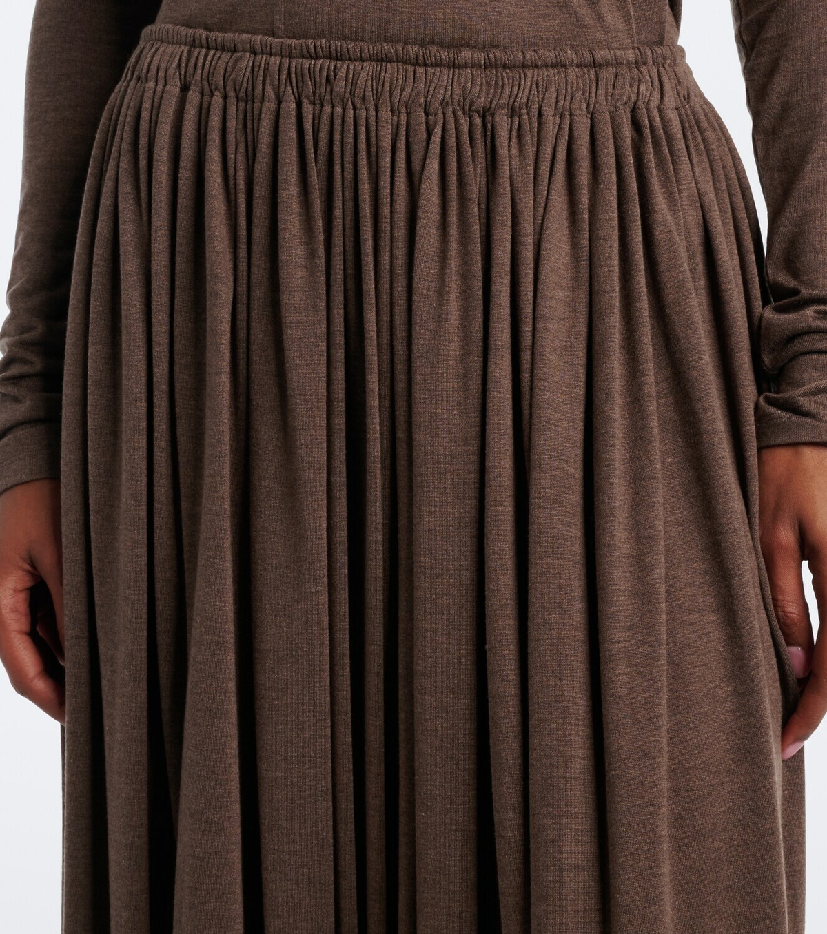 Max Mara Jersey maxi skirt