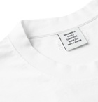 Vetements - Printed Cotton-Jersey T-Shirt - White