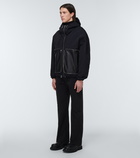 Bottega Veneta - Packable leather-trimmed jacket