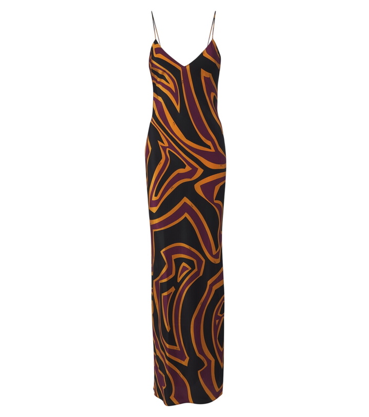Photo: Pucci Labirinto silk crêpe de chine slip dress