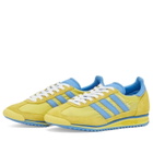 Adidas x Sporty & Rich SL72 Sneaker in Light Yellow/Real Blue/White