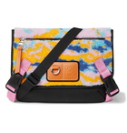 Loewe - Eye/LOEWE/Nature Logo-Debossed Leather-Trimmed Printed Fleece and Canvas Messenger Bag - Multi