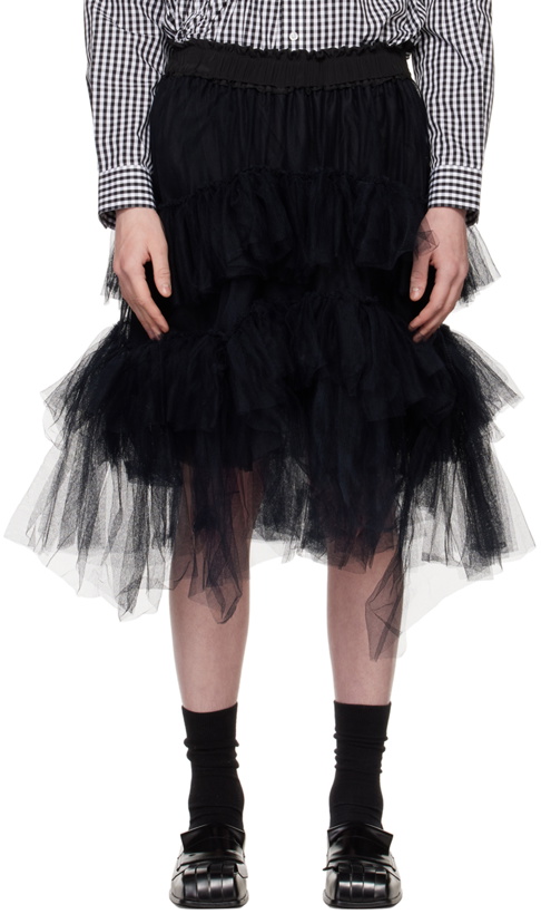 Photo: Simone Rocha SSENSE Exclusive Black Tutu Midi Skirt