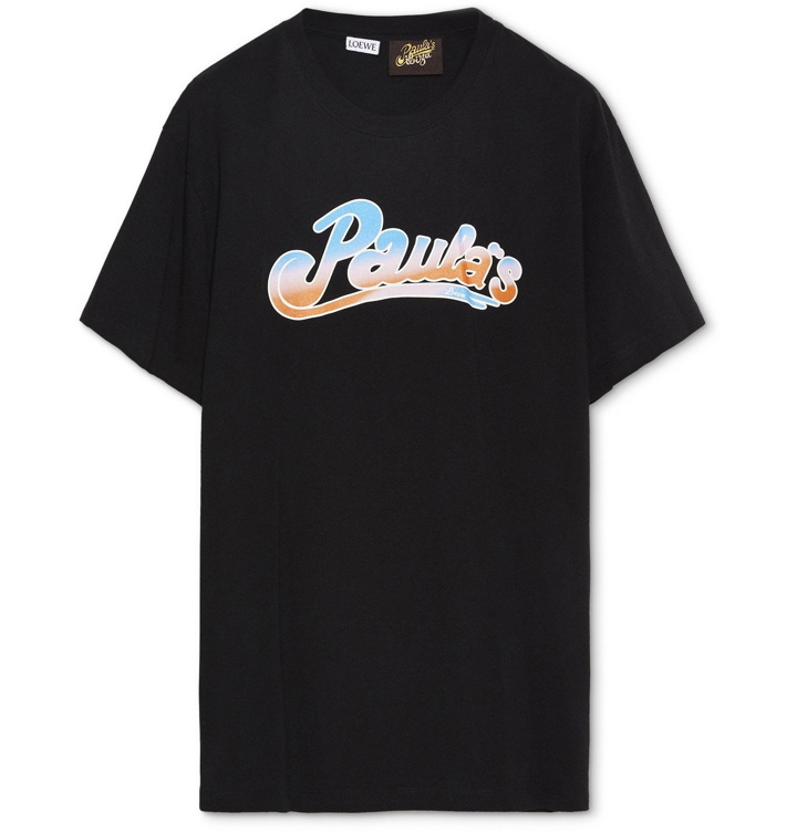 Photo: Loewe - Paula’s Ibiza Logo-Print Cotton-Jersey T-Shirt - Unknown