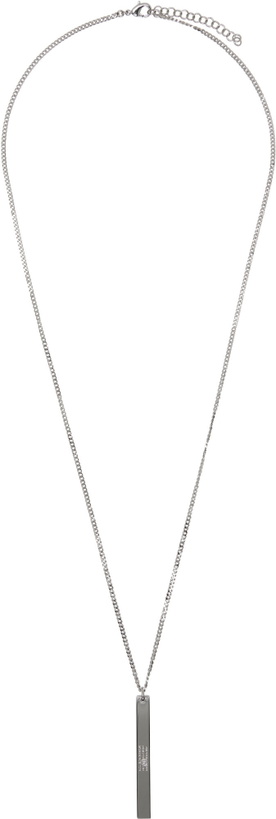 Photo: MM6 Maison Margiela Numeric Bar Necklace
