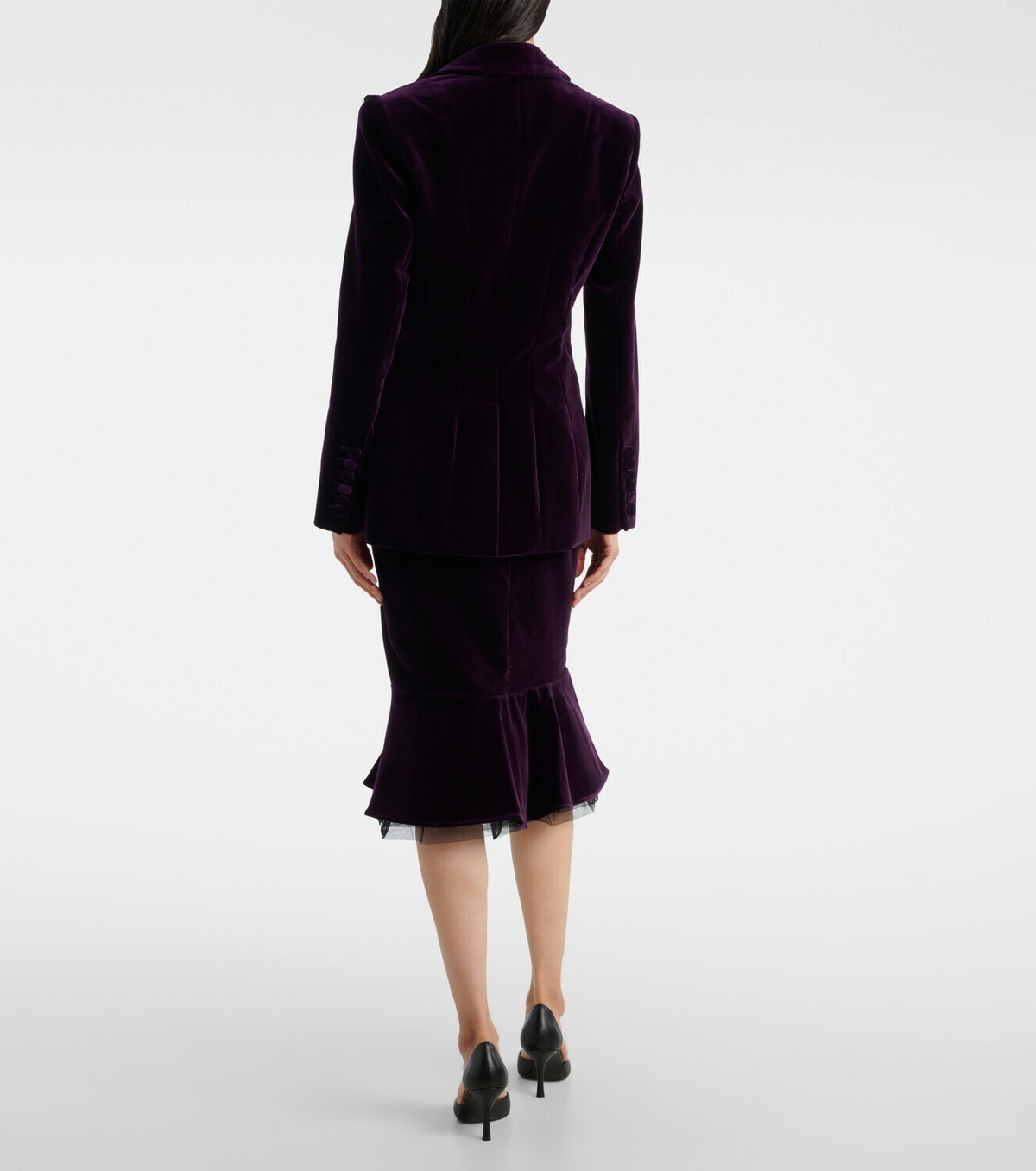 Nina Ricci Cotton velvet blazer