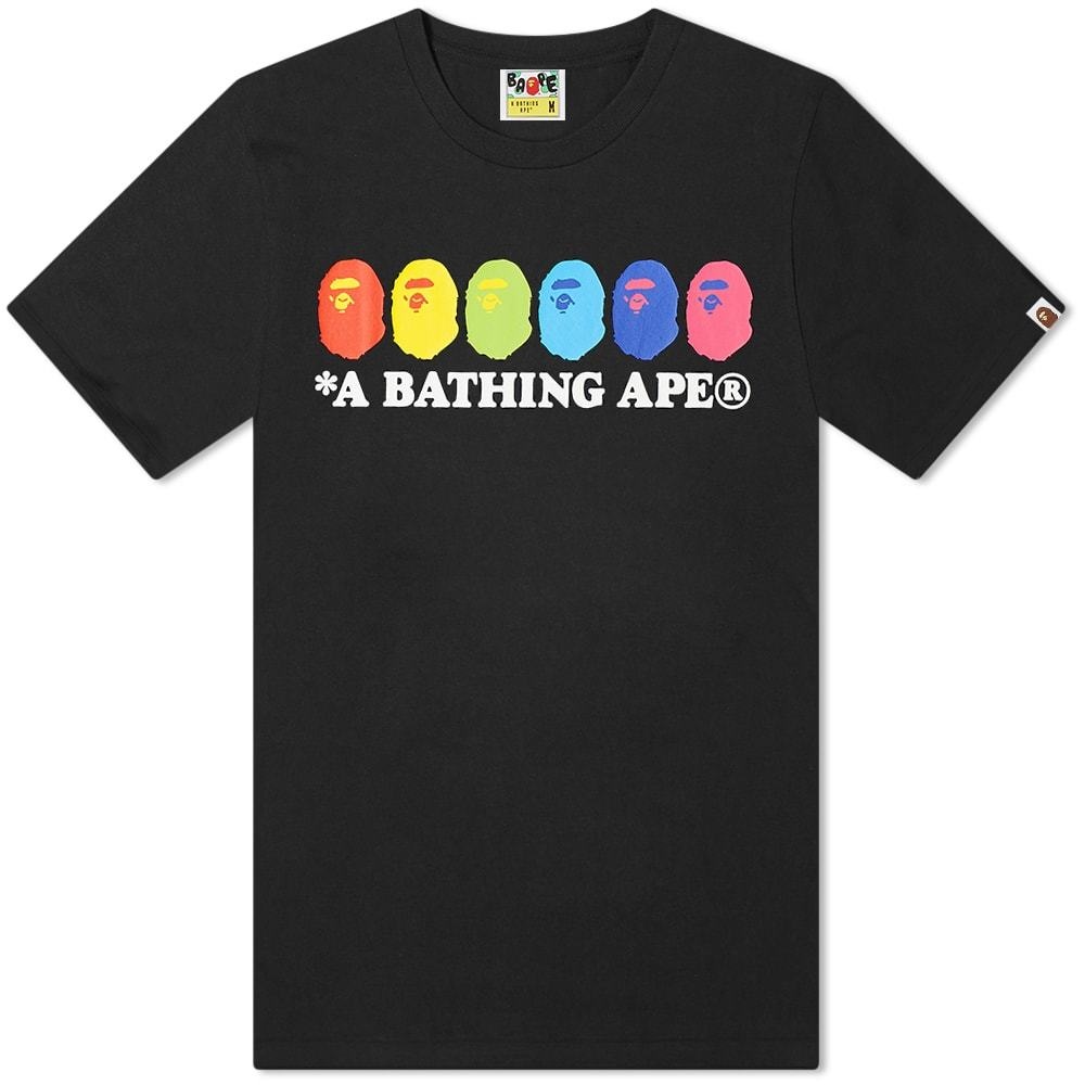 Photo: A Bathing Ape Colour Ape Heads Tee